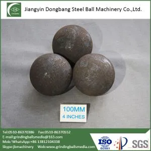 鉄鉱石鉱山用100mm鍛造鋼球